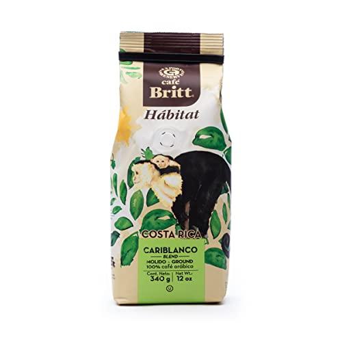 Cafe Britt Café Britt® - Costa Rican Habitat Cariblanco Coffee (12 oz.) (3-Pack) - Ground, Arabica Coffee, Kosher, Gluten Free, 100% Gourmet & Dark Roast