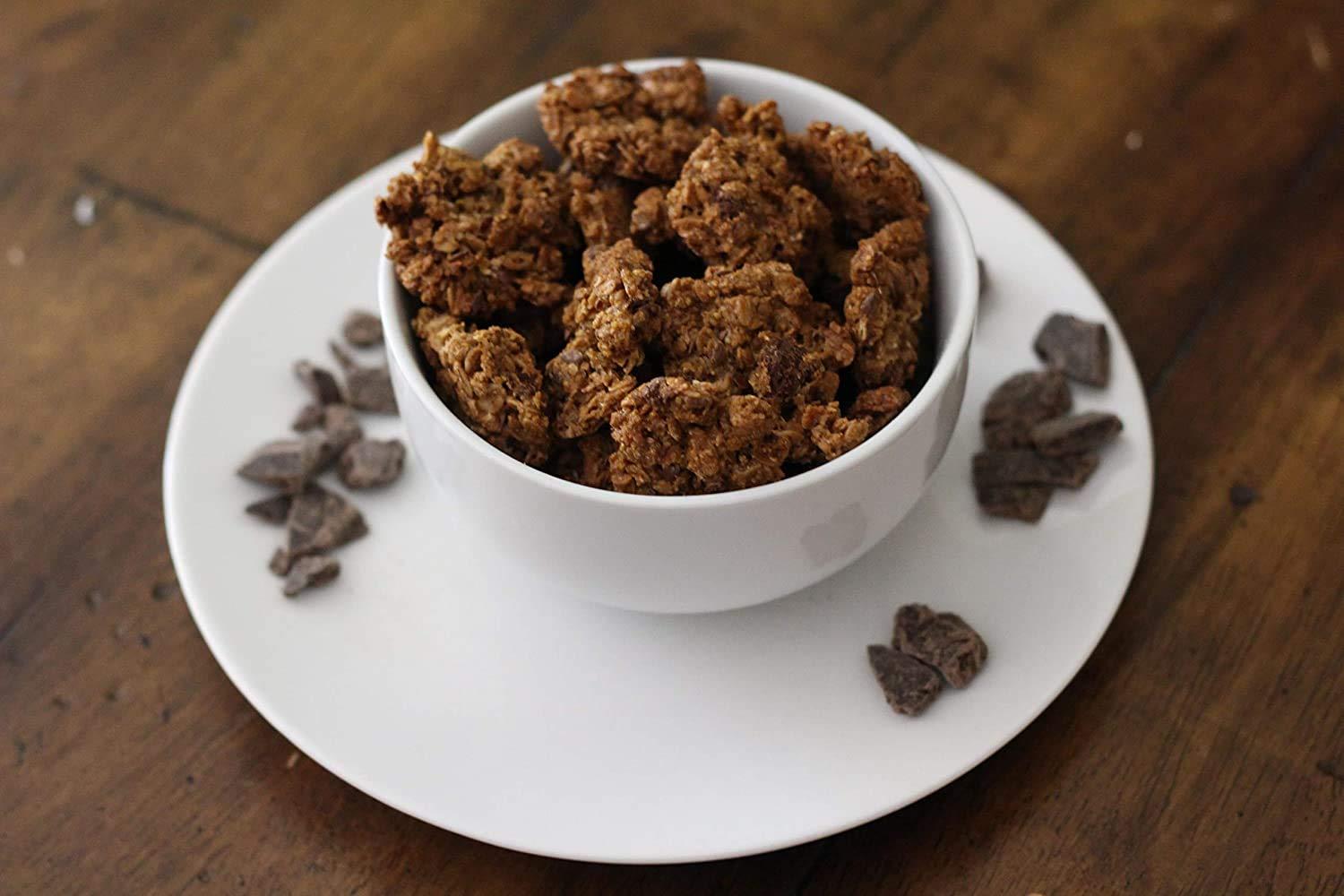 Crazy Monkey Baking Crazy Monkey Baking | Granola Cookie Clusters | 18 Grams Whole Grain | All Natural Ingredients | 7.5 Ounce Resealable Bag | Dark Chocolate Chip