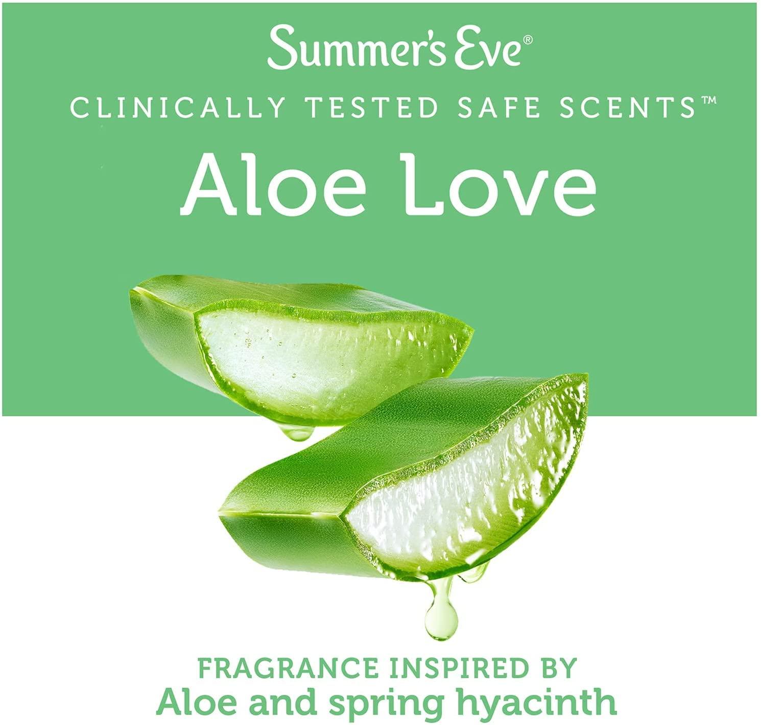 Summer's Eve Summer\'s Eve Aloe Love Gentle Daily Feminine Wash, Removes Odor, pH balanced, 15 fl oz. (Pack of 1)