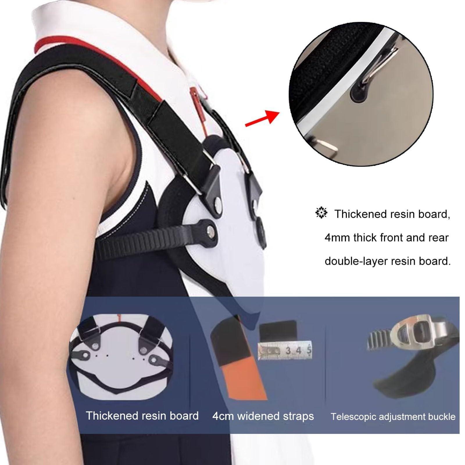 NICHOY NICHOY Pectus Carinatum Orthosis Brace - Deformed Sternum Brace,Pigeon Chest Support for All Ages,Ribs Valgus Orthosis Braces,Adjustable Size,Suitable for All Body Types(Adult)
