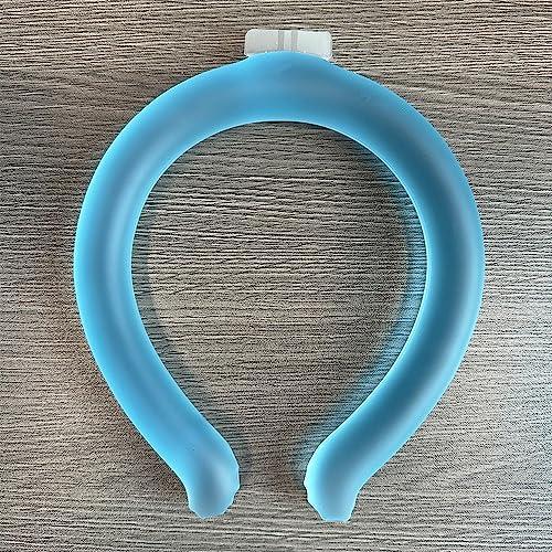 Generic Cooling Neck Wrap Neck Cooling Tube, Reusable Neck Cooler for hot Weather, Long-Lasting Cooling Neck ice Pack, Instant Cooling Refresh hot Menopause (Blue)