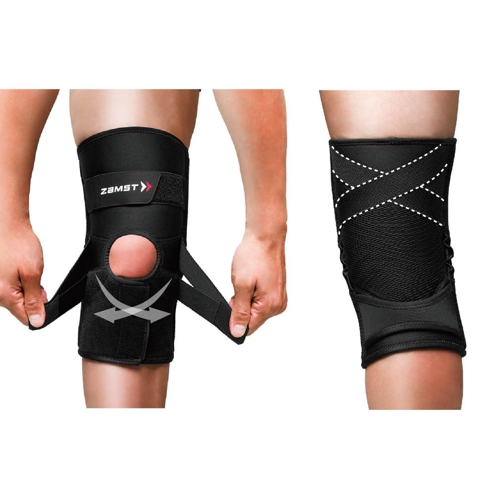Zamst Zamst ZK-Protect Sports Knee Brace With Flexible Resin Stays Protecting the Knee Ligaments For Sprains of the ACL, MCL, LCL-for Basketball, Volleyball, Football, Soccer,Skiing (Small)