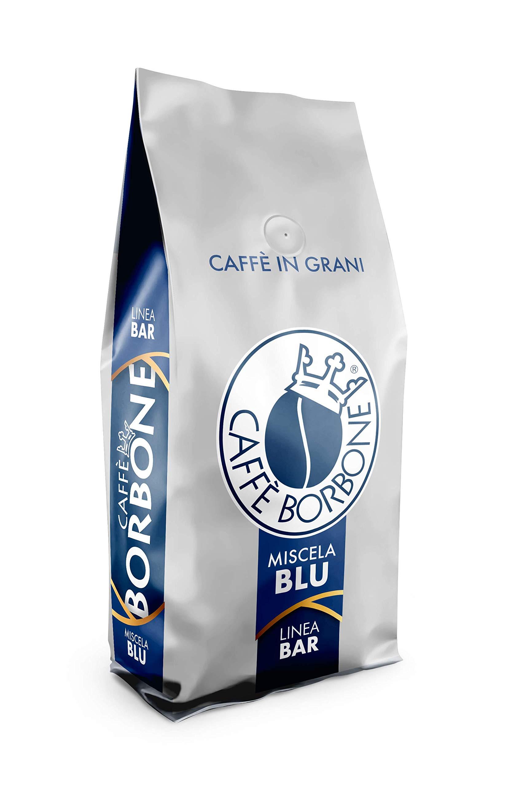 Caffè Borbone Caffe Borbone Whole Bean Coffee, Medium-Dark Roast, Blue Blend, Authentic Italian Coffee, 2.2 lb Bag (Pack of 2)