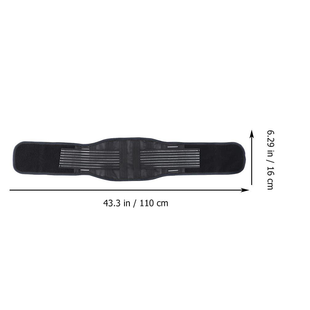 DOITOOL DOITOOL 1Pc waist belt heating back belt back straight belt carrying straps Heated Lumbar Support Belt posture strap upper gym belt Waist Supporter Radiator universal men and women