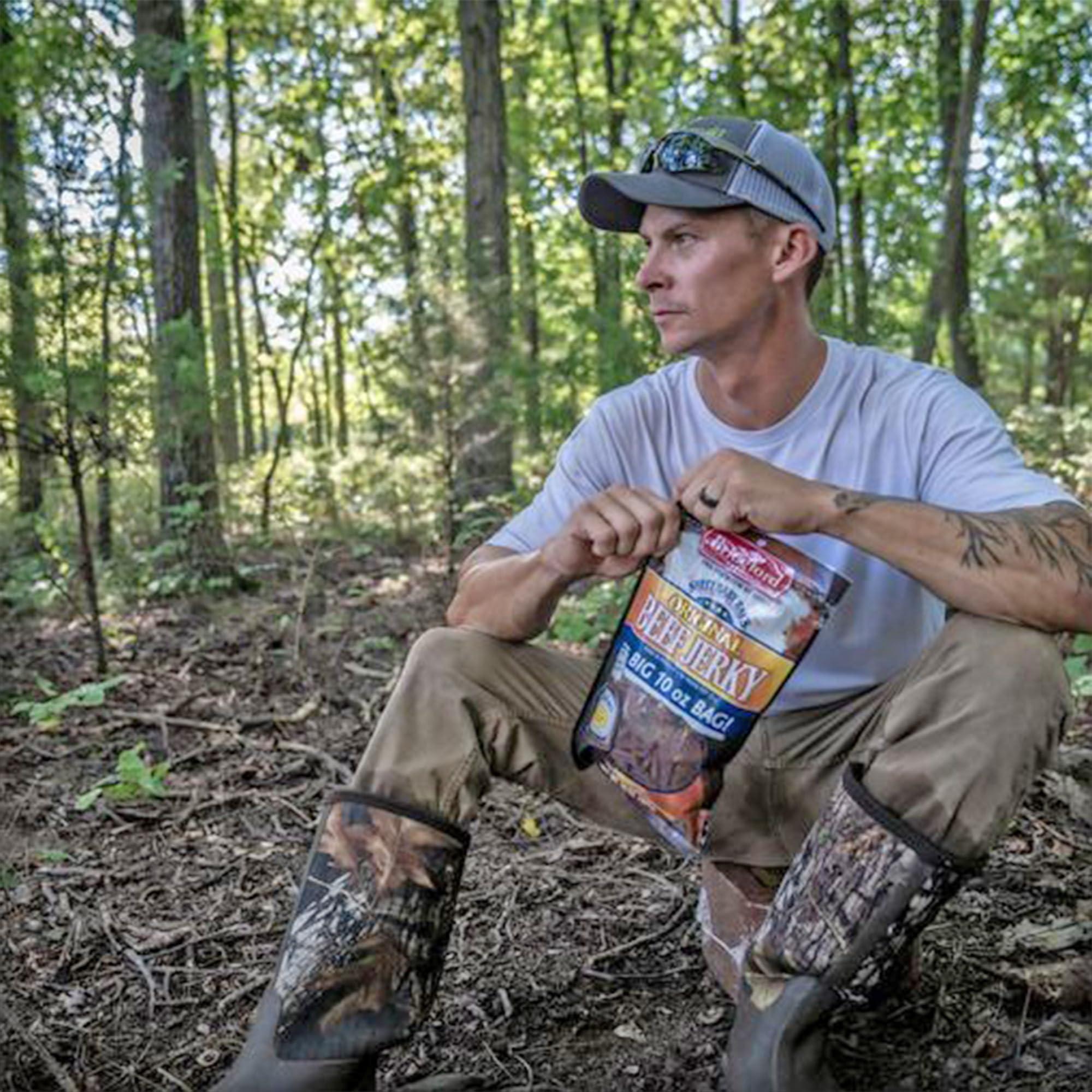 Bridgford Bridgford Sweet Baby Rays Beef Jerky Original 10 oz Pack of 4 - Healthy Beef Jerky for Your Dietary Preferences - Ready-To-Eat High Protein Beef Jerky for On-the-Go Snacking and Busy Lifestyles