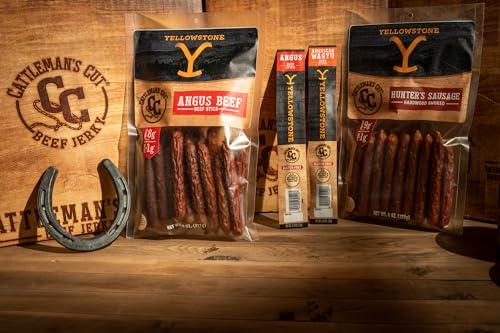 CATTLEMAN\'S CUT Yellowstone by Cattleman\'s Cut Angus Beef Sticks, 8 Ounce