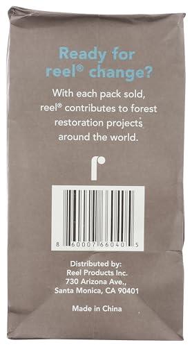 Reel Paper Reel Paper Premium Tree-Free Toilet Paper, 100% Bamboo, 3 Ply, 4 Count (Pack of 6)