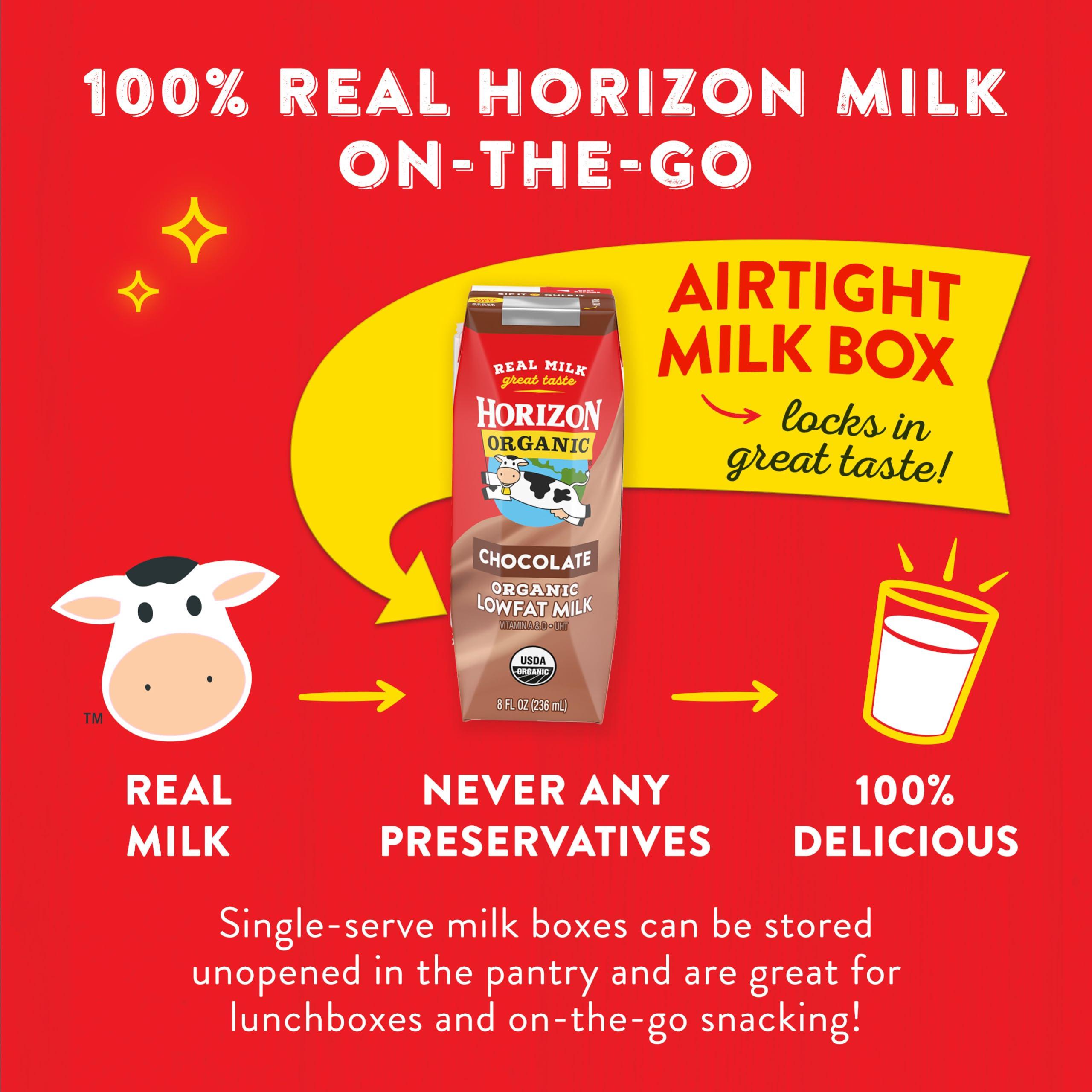 Horizon Organic Horizon Organic Shelf-Stable 1% Lowfat Milk Box, Chocolate, 8 Fl Oz, 1 Pack