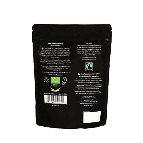 Mount Hagen Mount Hagen 7.05oz Organic Freeze Dried Instant Decaf Coffee | Made From Organic Medium Roast Arabica Beans | Fair-Trade, Eco-friendly Instant Decaffeinated Coffee in Resealable Pouch Bag [7.05oz]