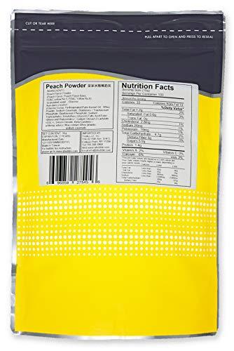 Qbubble Qbubble Tea Powder, Peach, 2.2 Pound