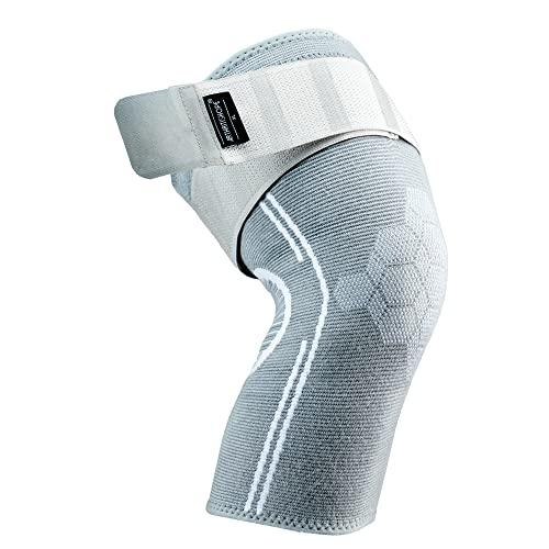 ArthritisHope ArthritisHope Knee Compression Sleeve made from Rayon Derived from Bamboo (7XL) for Knee Pain with Strap, Running, Weightlifting, Arthritis, Sports, Gym, ACL (Men and Women)