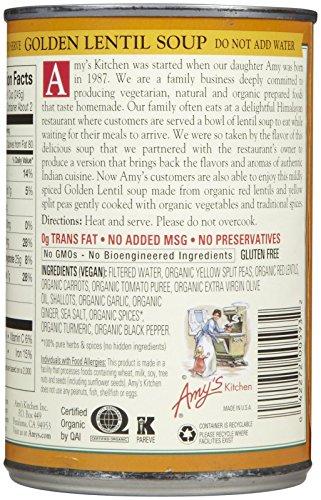 Amy's Amy's Organic Golden Lentil Soup - 14.4 OZ