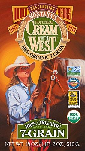 Cream of the West Cream of the West, 100% Organic Hot Cereal, 7-Grain - 18 oz. Single Box