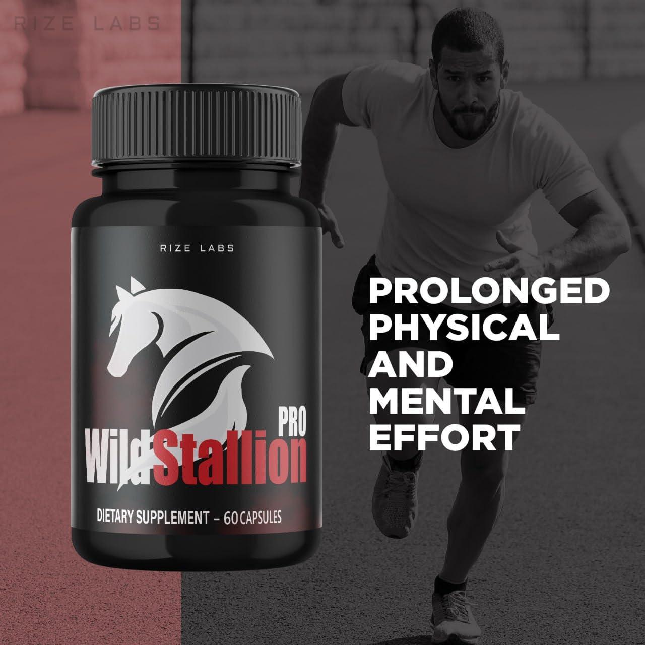 rize labs (3 Pack) Wild Stallion Pro Capsules, Wild Stallion Pro For Men, Wild Stallion Pro Performance Supplement Reviews, Wild Stallion Pro Male Support, Wild Stallion Pro All-Natural Pills (180 Capsules)