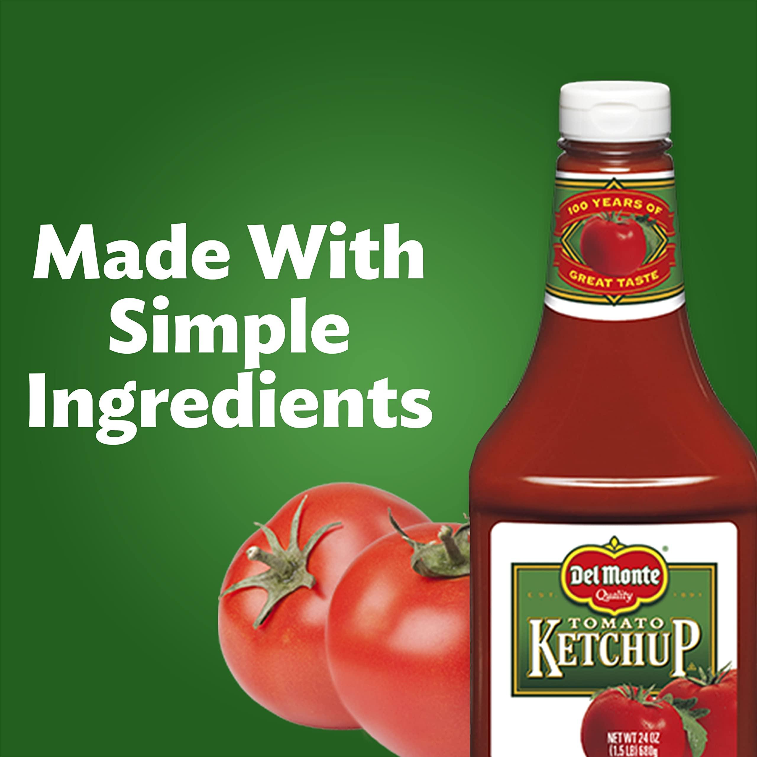 Del Monte DEL MONTE Tomato Ketchup, 24 oz Bottle