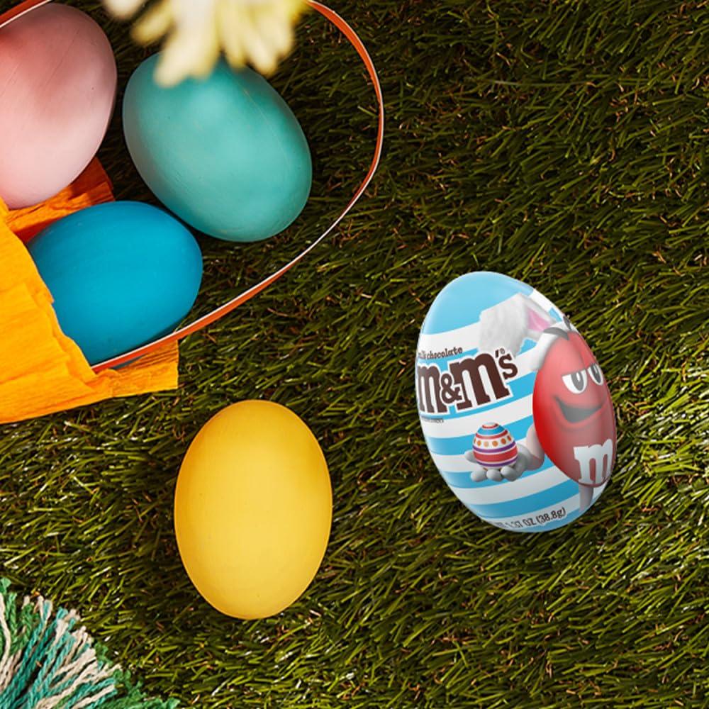 M&M\'S M&M\'S Milk Chocolate Candy Filled Plastic Easter Egg, 1.37 oz