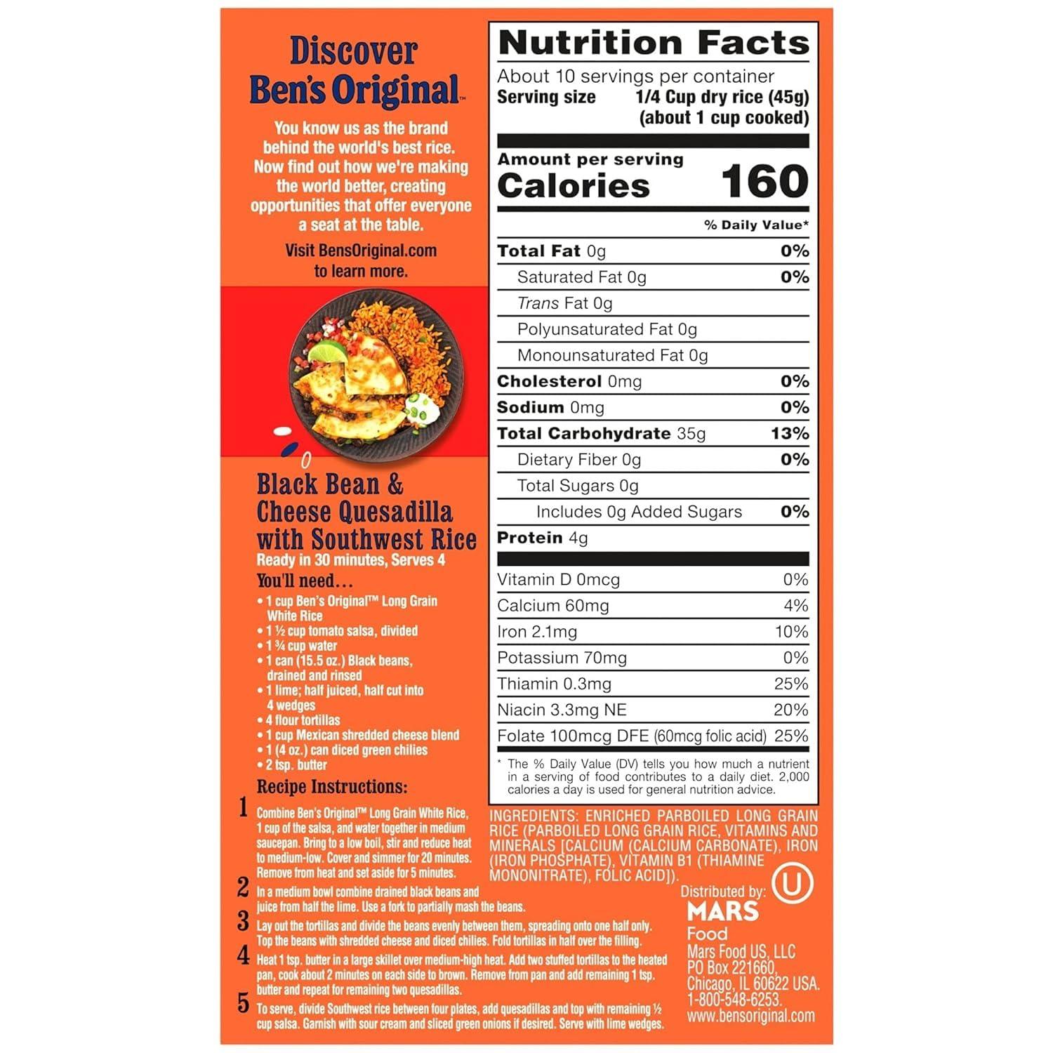 UNCLE BEN'S Uncle Ben's Original Converted Enriched Parboiled Long Grain Rice 16 oz