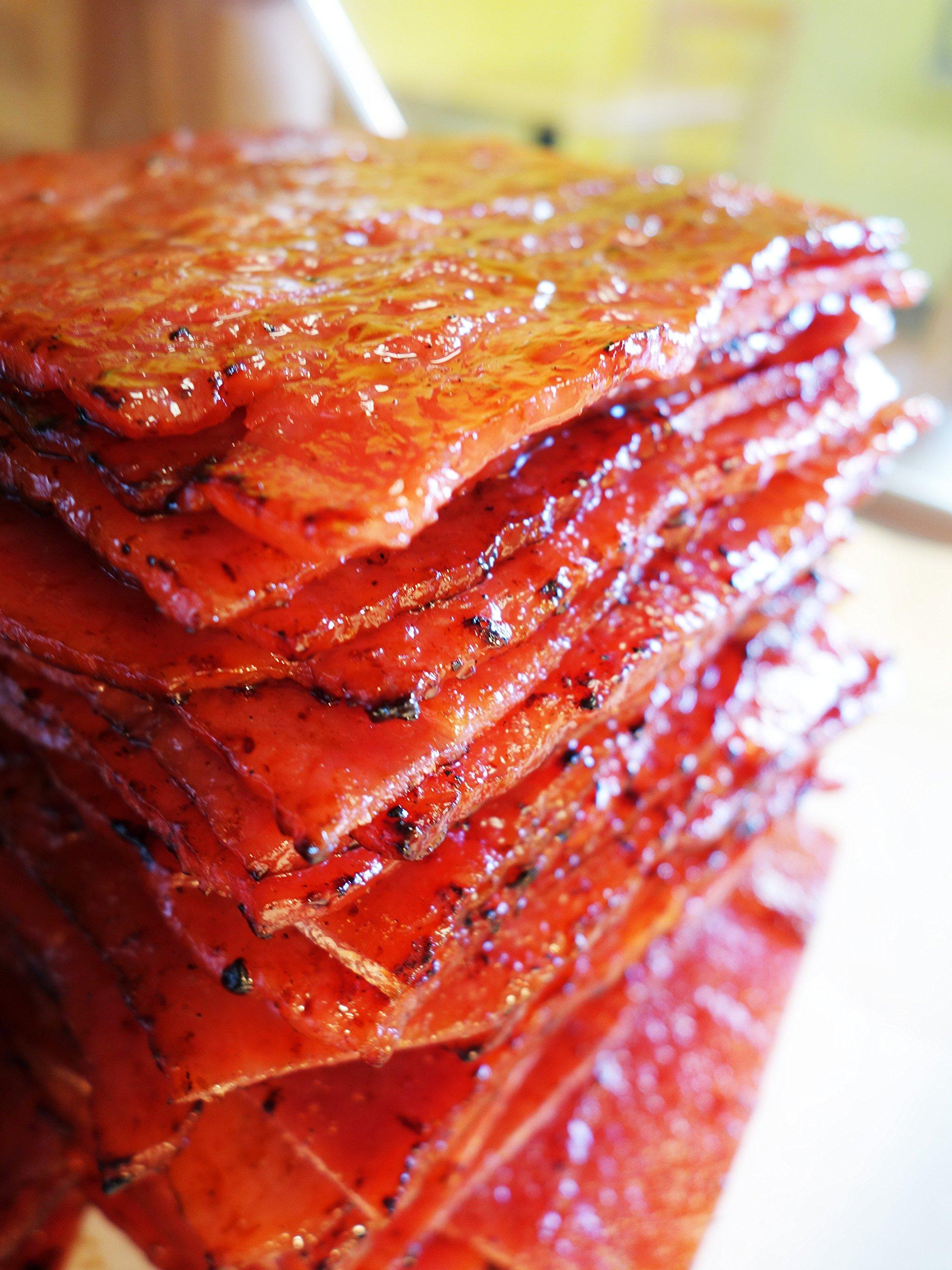 Fragrant Jerky Singapore Street Food, Fire-Grilled Pork Jerky (Original Flavor 4oz) *Grilled Fresh to Your Order *Shipped the Same Day - L.A. Times "Handmade Gift" Winner
