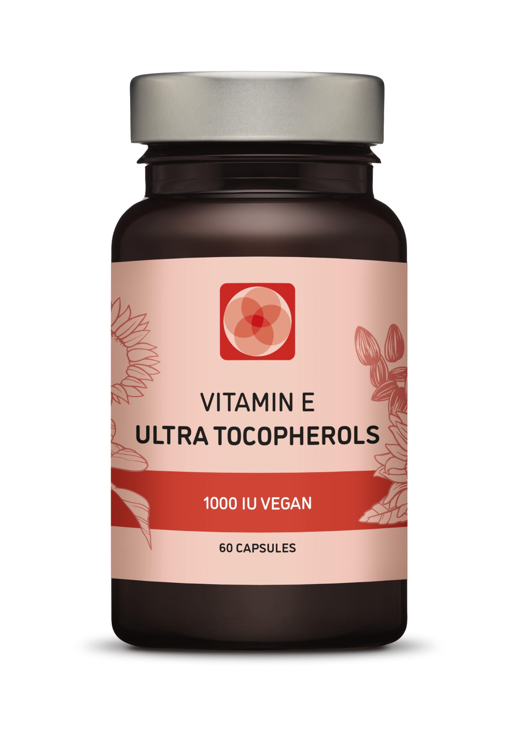 Kala Health Kala Health Vitamin E 1000 IU Ultra Tocopherol 450mg Vitamin E Vegan all 4 Tocopherols - Alpha Tocopherol + Beta Tocopherol + Gamma Tocopherol + Delta Tocopherol Unique d Alpha Tocopherol Vitamin E