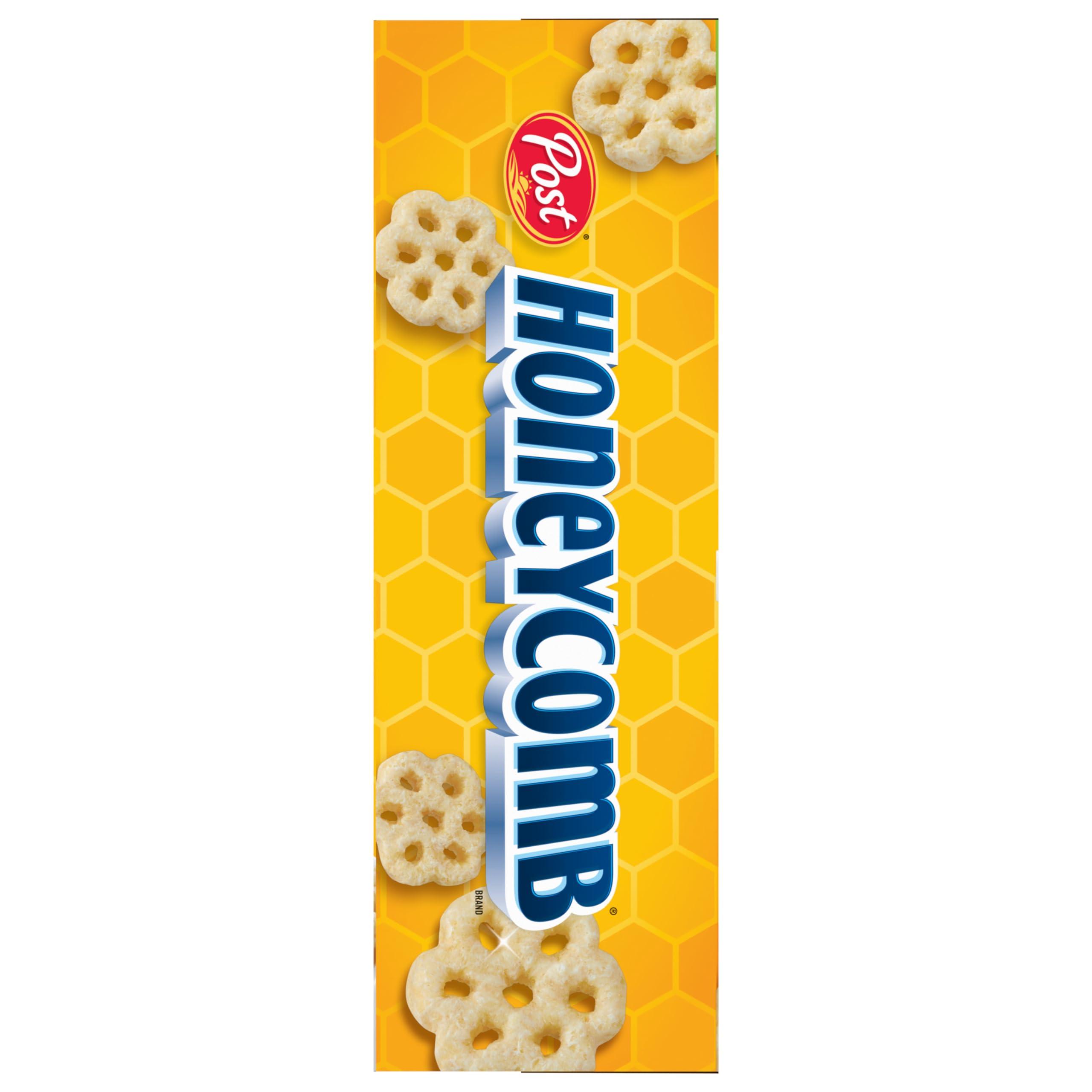 Honeycomb Post Honeycomb Cereal, Honey Flavored Sweetened Corn and Oat Cereal, 19 OZ Box