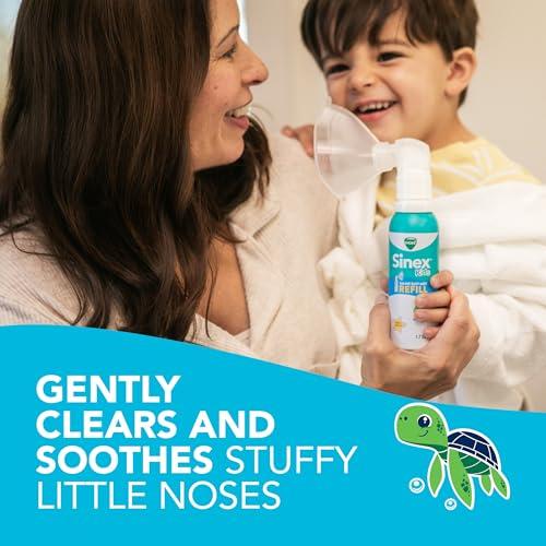 Vicks Vicks Sinex Kids Saline Easy Mist, Drug Free Saline, Ages 1 Month+, Gently Clears and Soothes Everyday Stuffy Noses, Safe for Daily Use, 1.7 OZ