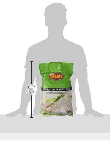 Shan Shan Premium Quality Kernel Basmati Rice 10 Lbs Bag - Extra Long Aged Aromatic - NET WT 10 lbs (Packaging may Vary)