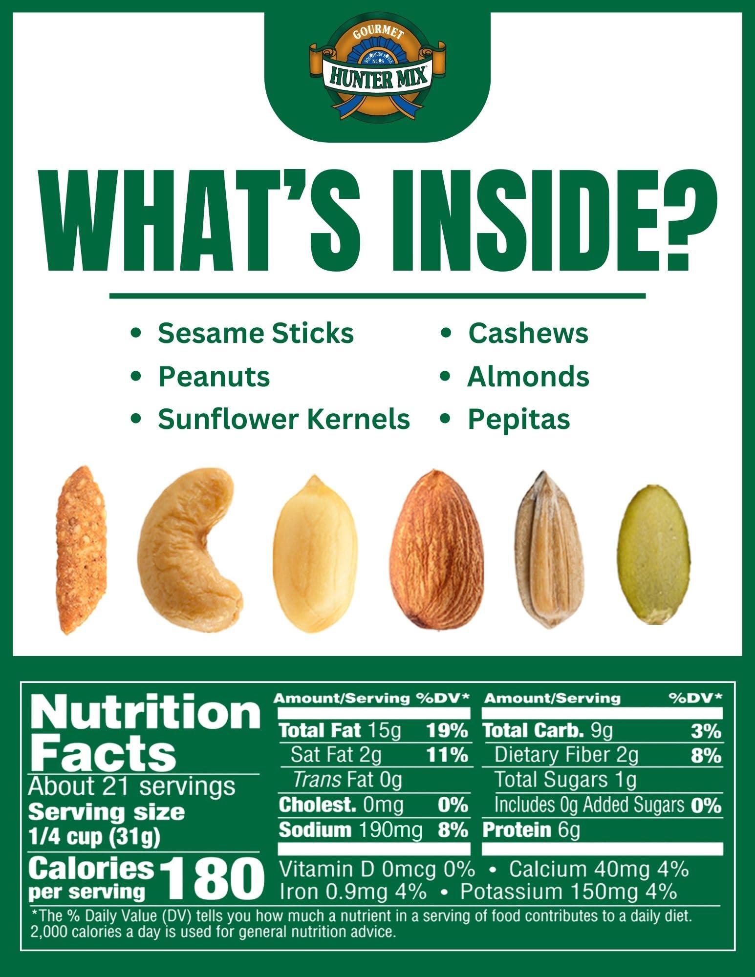 SOUTHERN STYLE NUTS Southern Style Nuts Honey Roasted Hunter Mix, 23 Oz + Southern Style Nuts Gourmet Hunter Mix, 23 Oz