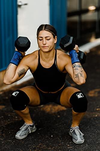 Element 26 Element 26 Agility Knee Compression Sleeve - 1 Pair (3mm) Compression Knee Sleeve - Knee Support for Working Out - Running & Weight Lifting Knee Sleeves | For Men & Women (Small, Black)