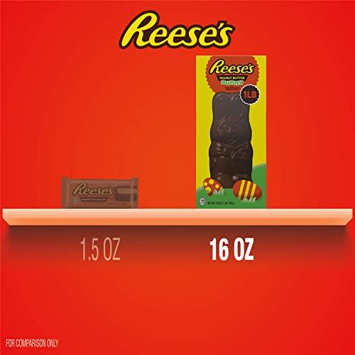 Reese's REESE\'S BUNNY Milk Chocolate Peanut Butter, Easter Candy Gift Box, 1 lb