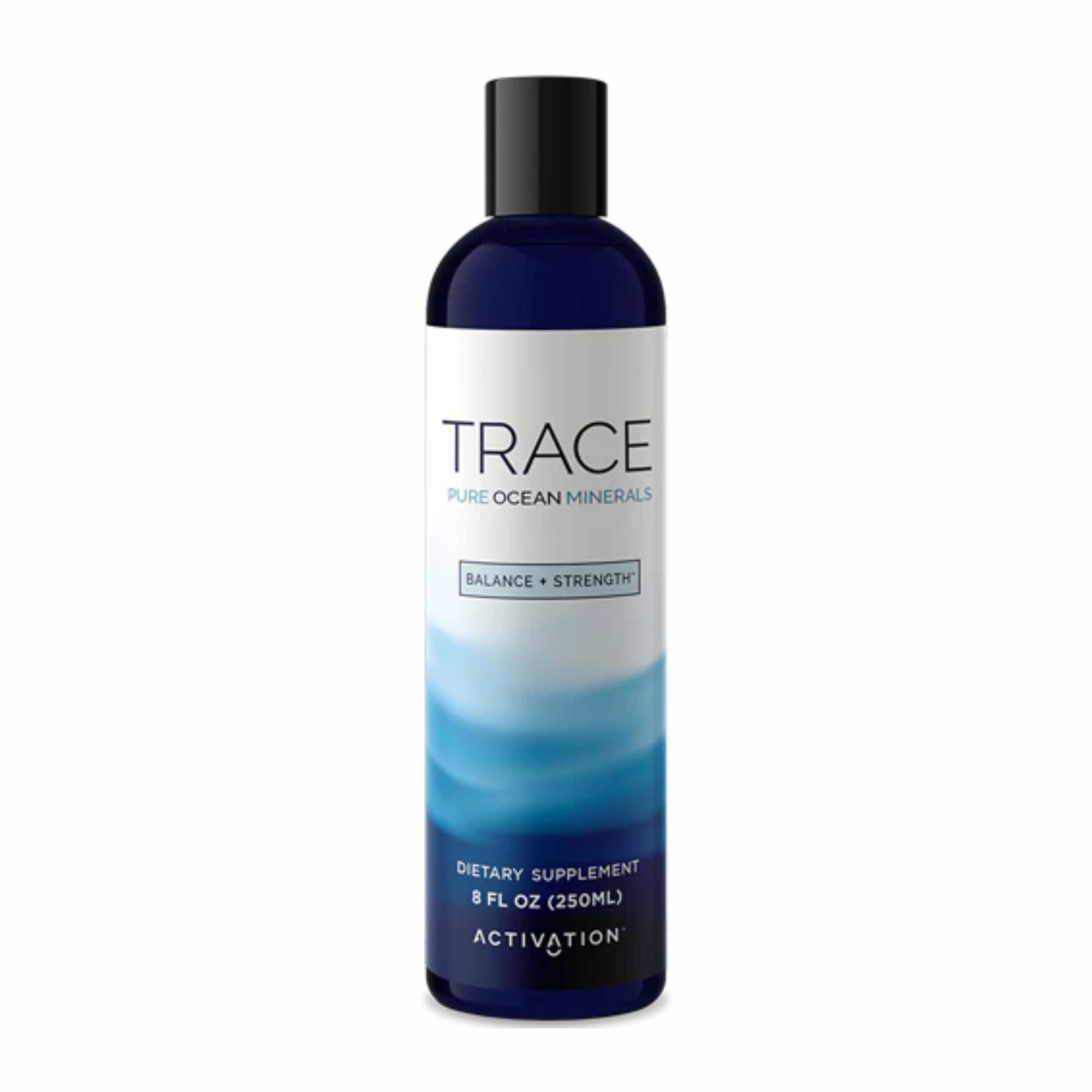 ACTIVATION Pure Trace Ocean Minerals by Activation Products - Pure Ocean Liquid Minerals to Add to Water, with 70+ Potent Ionic Trace Elements for Energy Boost, Muscle & Joint Health, and Heart Health, 8 fl oz