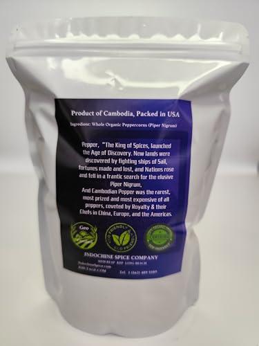 Kampot Pepper Organic Kampot Pepper - Rare Cambodian Peppercorns Red 4 Ounce