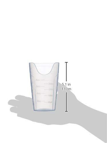 Performance Health, Inc Sammons Preston Nosey Cup, Cut Out Drinking Glass for Stable and Fixed Drinking Position, Functional Translucent Drink Cups for Medical Patients, 8 Ounces