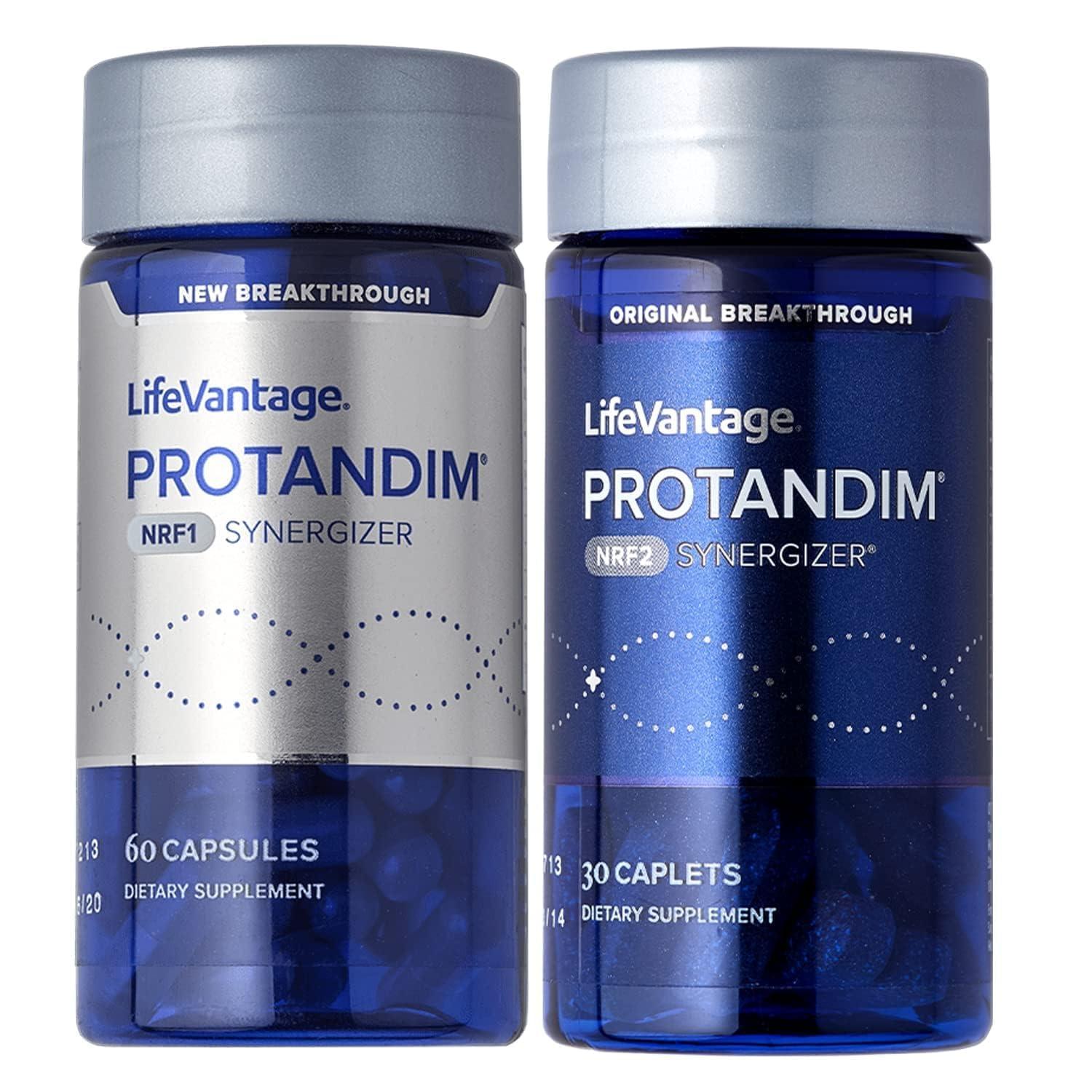 LifeVantage LifeVantage - Protandim Dual Synergizer - NRF1 Synergizer (60 Caps) + NRF2 Synergizer (30 Caps) - Mitochondrial and NRF2 Activator Supplement
