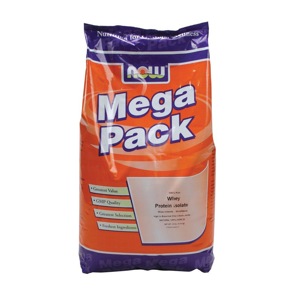 Now Foods Now Foods Whey Protein Isolate Unflavored - 10 lbs. 6 Pack