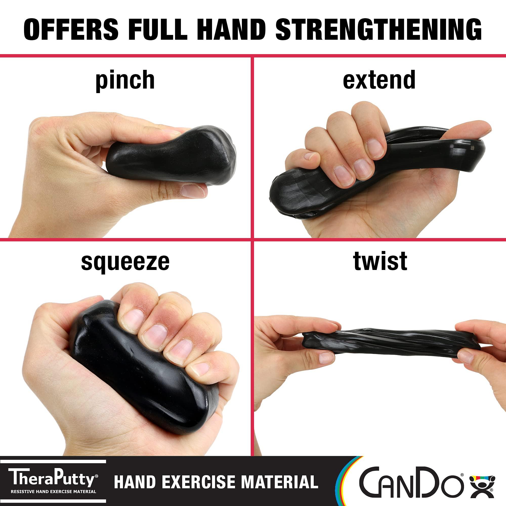 CanDo CanDo TheraPutty Standard Hand Exercise Putty For Rehabilitation, Exercises, Hand Therapy, Occupational Therapy, Hand Strengthening, Improve Motor Skills, Stress Relief