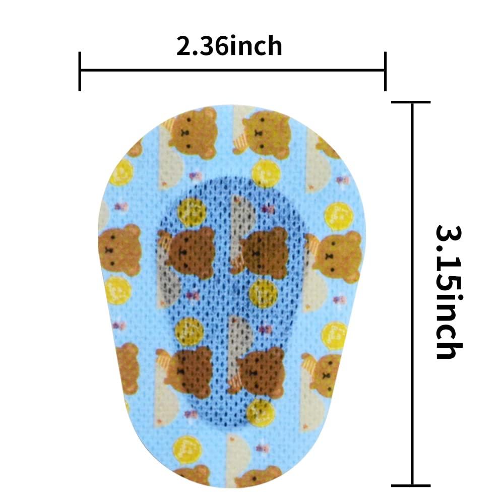 AndicAge Kids Adhesive Eye Patches Cute Eye Pads with 3 Different Designs Disposable Eye Patch Pad for Amblyopia, Lazy Eye (60 Count)