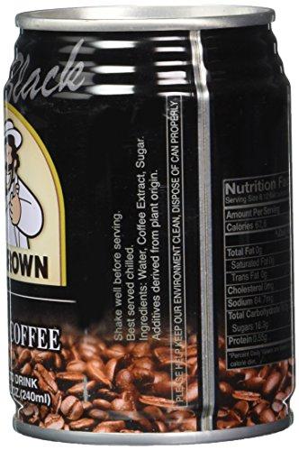 Mr. Brown Mr. Brown Black Coffee, 8.12 Ounce (Pack of 24)