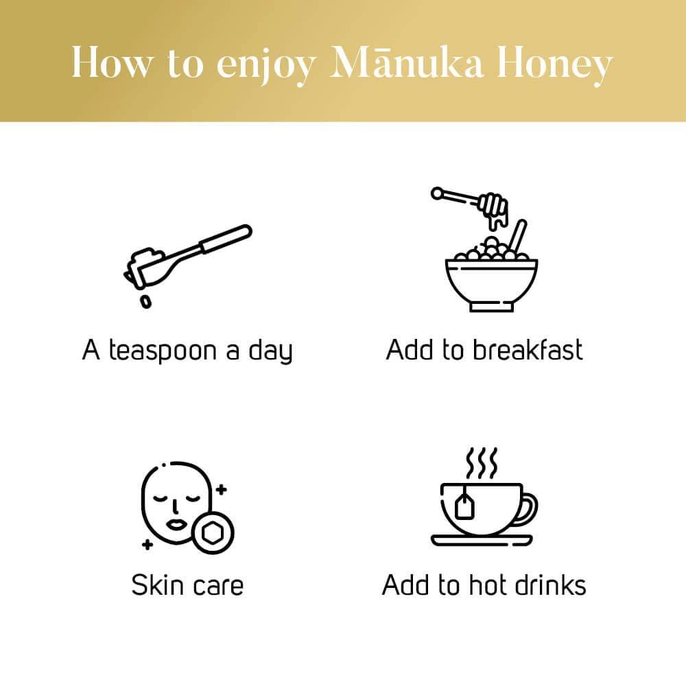 MANUKA SOUTH Manuka Honey New Zealand - Raw Manuka Honey UMF 20+ Certified (MGO 829+) - Natural, Non-GMO Manuka Honey from Manuka South - 250g/8.8oz
