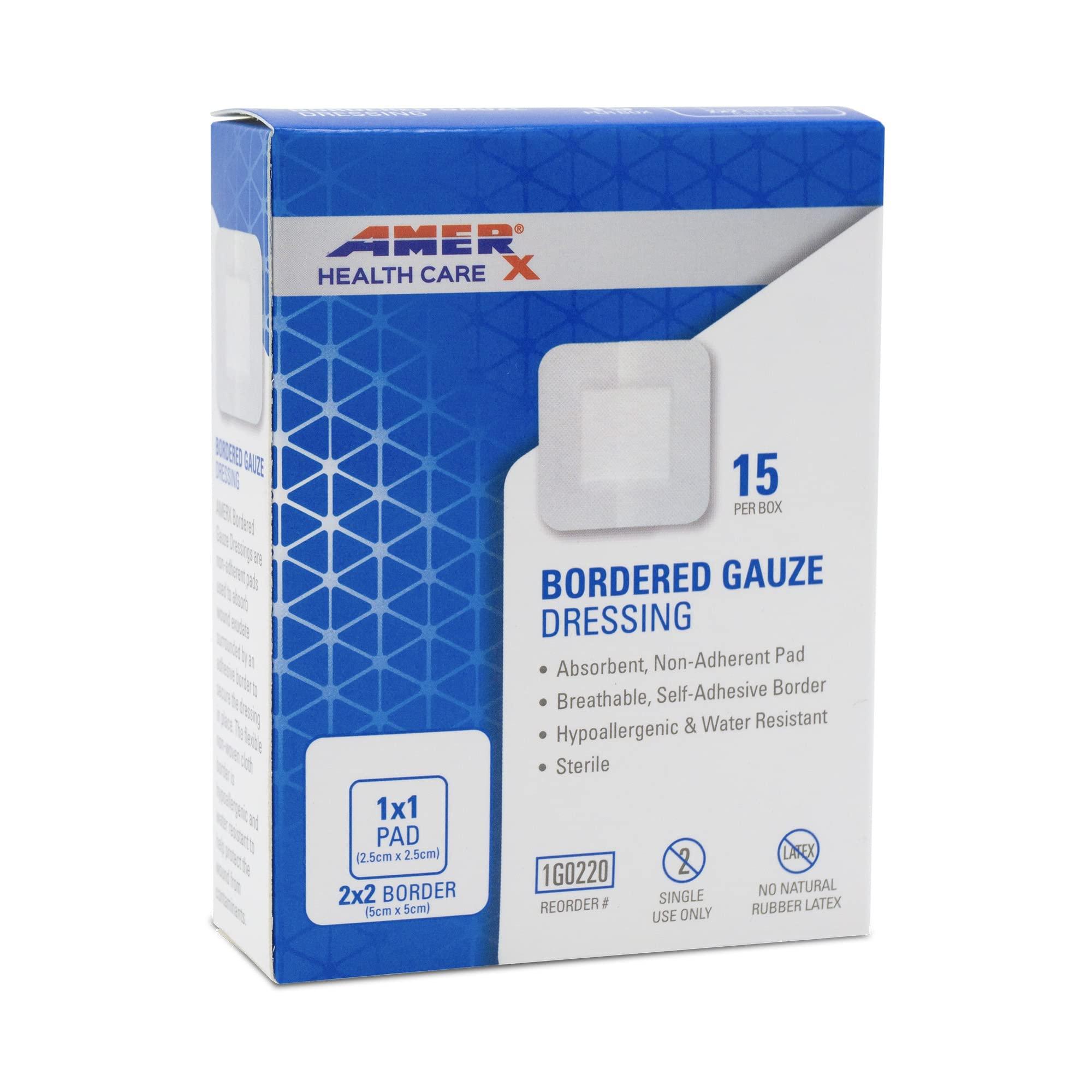 AMERIGEL AMERIGEL Total First Aid Bundle (1 oz. Hydrogel Wound Dressing, 7.1 oz. Saline Wound Wash, Bordered Gauze Dressing)