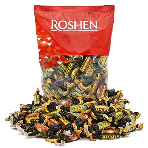 Roshen Roshen KaraKum with Waffle Crumbs & Praline Filling, Kosher, Delicious, Flavorful Sweets Bulk Candy 2.204lb/1kg