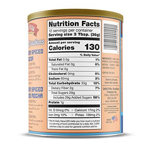 Caffe D'Vita Caffe D’Vita Mexican Spiced Ground Chocolate 1 lb. can (16 oz.)