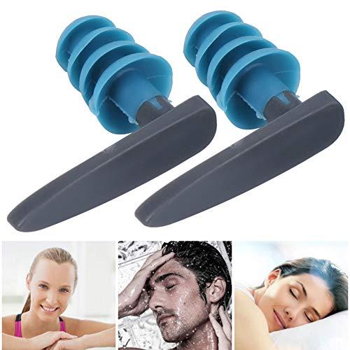 HERCHR HERCHR Swimming Ear Plugs, Waterproof Silicone Swimming Earplugs with Case Package for Swimming Showering Bathing Surfing