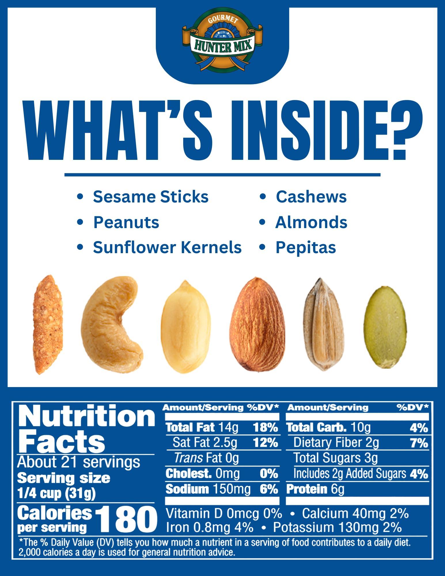 SOUTHERN STYLE NUTS Southern Style Nuts Honey Roasted Hunter Mix, 23 Oz + Southern Style Nuts Gourmet Hunter Mix, 23 Oz