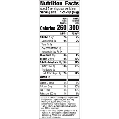 Cascadian Farm Cascadian Farm Organic Multi Grain Squares Cereal, 12.3 oz.