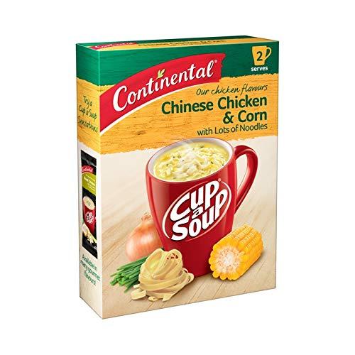 Unilever Continental Chinese Chicken & Corn Lots-a-noodles Soup 2 Serves 66gm