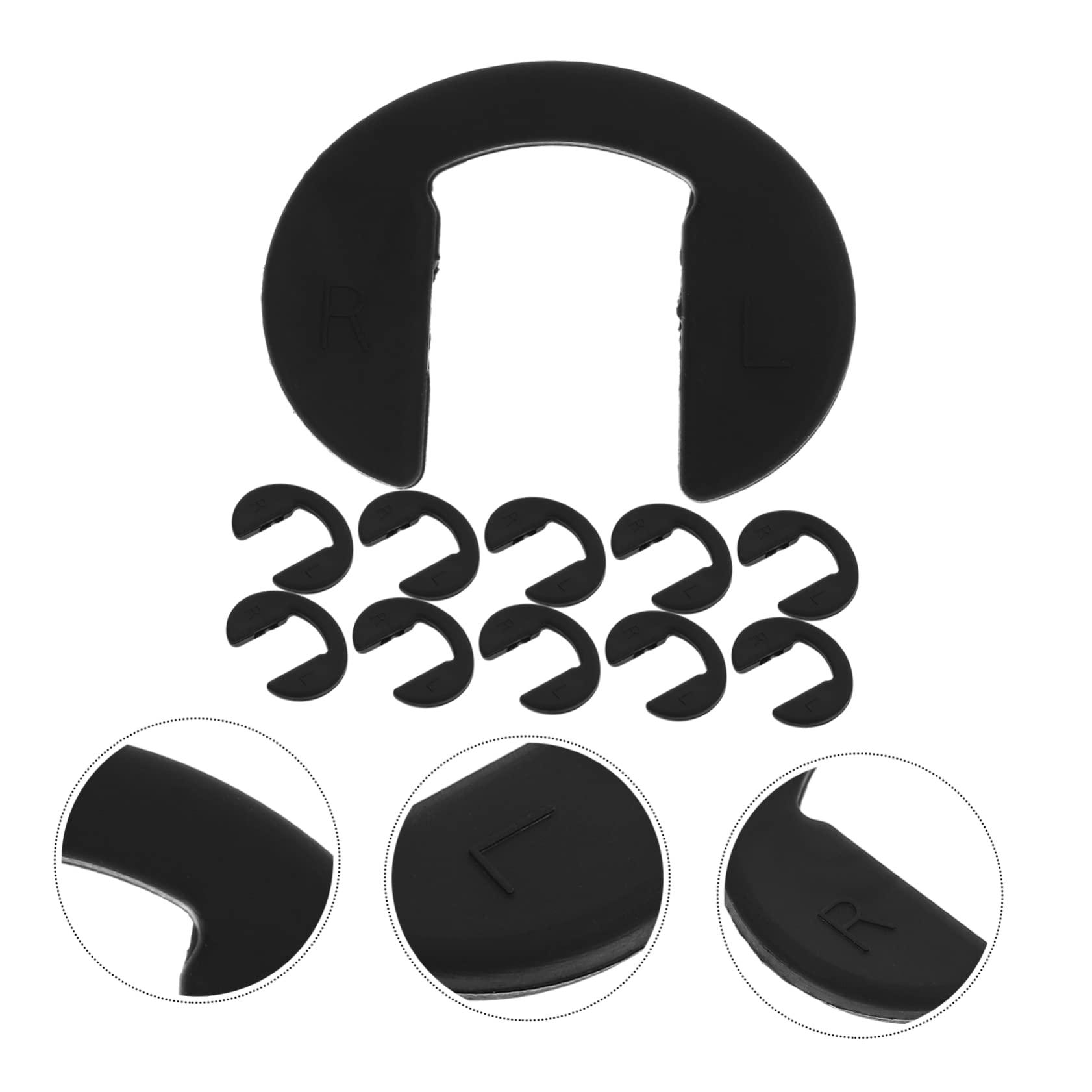 DOITOOL 20 Pcs Silicone Glasses Nose Pads Eyeglasses Nose Pads Anti-Slip Nose Pads Eyeglass Repair Kits Silicone Nose Pads for Eyeglasses Glasses Nose Mat Non-Slip Nose Clip