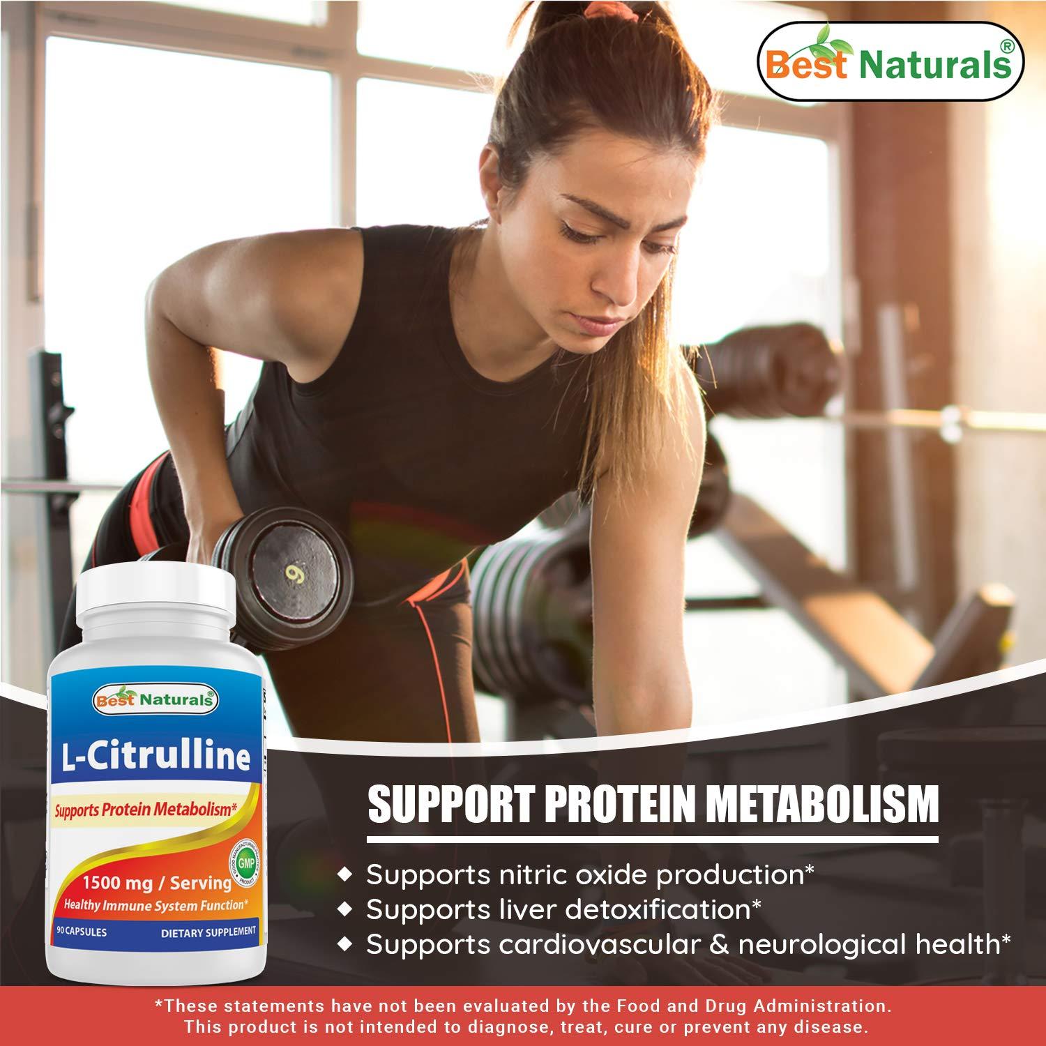 Best Naturals Best Naturals L-Arginine L-Ornithine - 1000mg & L-Citrulline 1500mg