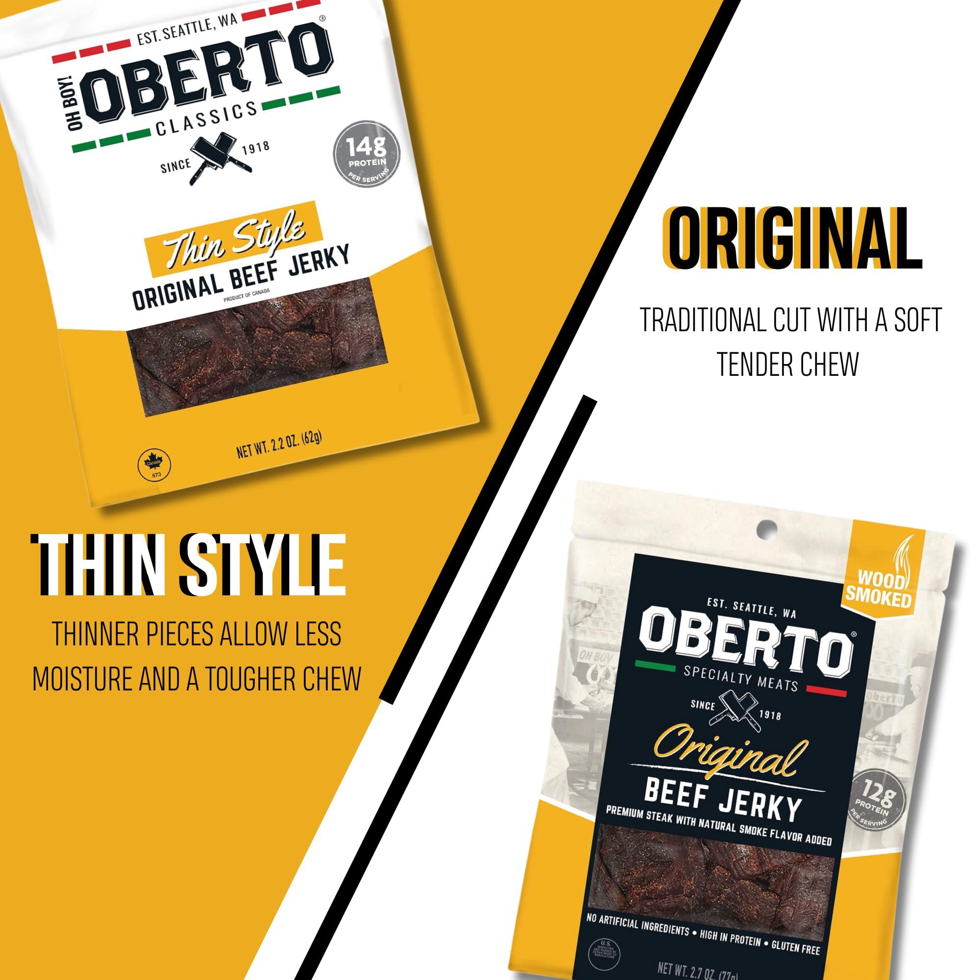 Oberto Oberto Specialty Meats Original Beef Jerky, 2.7 Ounce (Pack of 8)