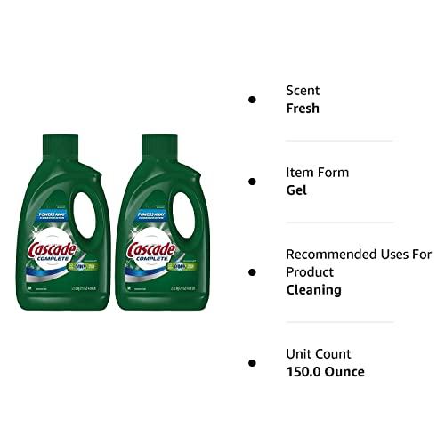 Cascade Cascade Complete Gel All-in-1 Dishwasher Detergent - 75 oz - Fresh - 2 pk